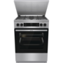 Gorenje GKS6C71XF Inox, szabadonálló, gáz, kombinált, főzőzóna: 4, sütő:71L, grill, tűzhely