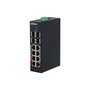 Dahua HS4412-8ET-120 8x10/100 Mbps PoE + 4x1 Gbps SFP Uplink /120W/Din/ Ipari Menedzselhető PoE switch