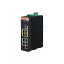 Dahua IS4410-6GT-120 6x1 Gbps PoE + 4x1 Gbps SFP + 1x Console port /120W/Din/ Ipari Menedzselhető PoE switch