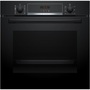 Bosch HQA574BB3 fekete, beépíthető, sütőtér: 71L, grill, légkeverés, sütő