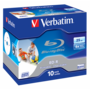 VERBATIM 43713 BD-R 25GB/6x/nyomtatható felület/egyszer írható Blu-Ray 10db/csomag