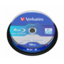 VERBATIM 43742 BD-R 25GB/6x/fehér-kék írható felület/egyszer írható Blu-Ray 10db/csomag