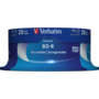 VERBATIM 43837 BD-R 25GB/egyrétegű/6x/fehér-kék írható felület/egyszer írható Blu-Ray 25db/csomag