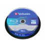 VERBATIM 43746 BD-R 50GB/kétrétegű/6x/fehér-kék írható felület/egyszer írható Blu-Ray 10db/csomag