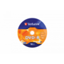 VERBATIM 43729 DVD-R 4,7GB/16x/matt ezüst írható felület/egyszer írható DVD 10db/csomag