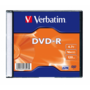 VERBATIM 43547 DVD-R 4,7GB/16x/matt ezüst írható felület/egyszer írható DVD 1db