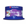 VERBATIM 43512 DVD+R 4,7GB/16x/nyomtatható felület/egyszer írható DVD 50db/csomag