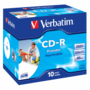 VERBATIM 43325 CD-R 700MB/52x/nyomtatható felület/egyszer írható CD 10db/csomag