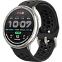Amazfit Active 2 fekete szilikon szíjas okosóra