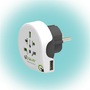 Q2 Power Q2WE-USB Világ - Európa USB utazó adapter (Újracsomagolt)