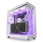 NZXT H6 Flow RGB (2023) fehér (táp nélküli) ablakos ATX ház (Újracsomagolt)
