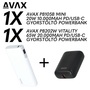 AVAX PB105B & PB202W – 20W & 65W (10.000mAh & 20.000mAh) Powerbank Duo