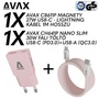 AVAX CH641P & CB611P – 30W GaN Gyorstöltő & 27W Mágneses Lightning Kábel csomag