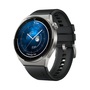 Huawei Watch GT 3 Pro (46mm) fekete szilikon pántos ezüst okosóra (Újracsomagolt)