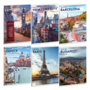 Ars Una Cityscape 25 (5482) A4 extra kapcsos kockás füzet