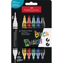 Faber-Castell Black Edition Shake&Paint Klasszikus 6 db kétvégű akrilfilctoll készlet