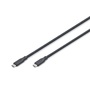 DIGITUS UHD 4K 60Hz USB 3.2 Gen2 USB type-C szilikon kábel 0,5m