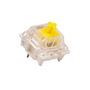 Gateron KS-3X1 Milky Yellow Pro - Lineáris switch szett (35db)