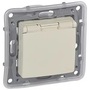 Legrand 764631 Niloé 2P+F aljzat IP44 biztonsági zsaluval, bézs