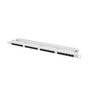 Lanberg PPU5-0024-S 19" 0,5U 24port Cat.5e UTP árnyékolatlan szürke patch panel