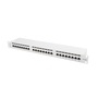 Lanberg PPS5-1024-S 19" 1U 24port Cat.5e FTP árnyékolt szürke patch panel