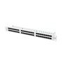 Lanberg PPU5-1048-S 19" 1U 48port Cat.5e UTP árnyékolatlan szürke patch panel