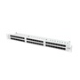 Lanberg PPU6-1048-S 19" 1U 48port Cat.6 UTP árnyékolatlan szürke patch panel