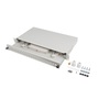 Lanberg FOP1-24SS-LDS 19" 1U 24xSC simplex vagy 24xLC duplex szürke kihúzható optikai üres patch panel