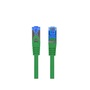 Lanberg PCF6A-10CC-0300-G Cat.6A S/FTP LSZH CCA árnyékolt réz bevonatú alumínium zöld patch kábel 3m