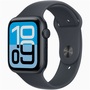 Apple Watch SE3 GPS-es (44mm) éjfekete alumínium tok, éjfekete S/M sportszíjas okosóra