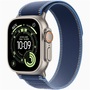 Apple Watch Ultra 3 Cellular (49mm) natúr titánium tok, kék-élénkkék S/M terep pánt okosóra