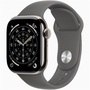 Apple Watch S11 Cellular (42mm) natúr titánium tok, kőszürke S/M sportszíjas okosóra