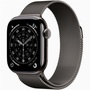 Apple Watch S11 Cellular (42mm) palaszürke titánium tok, palaszürke milánói szíjas okosóra