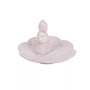 IRIS kerámia füstölő tartó, buddha, fehér 10,5 cm