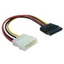 Delock 60100 4 tűs apa (Molex) to SATA HDD (egyenes) hálózati kábel