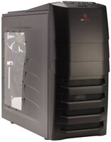 CoolerMaster Storm Enforcer fekete Midi számítógép ház, táp nélkül, ablakos