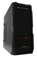 LC-Power PRO-923B Számítógép ház Red Captor USB3 BK ATX táp nélküli