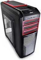 DeepCool Kendomen RD fekete/piros ATX számítógép ház, táp nélkül