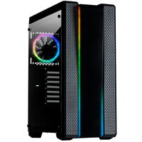 Ház Inter-Tech S-3901 Impulse RGB Led Black ATX 88881272