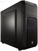 Corsair Carbide SPEC-01 Midi fekete számítógép ház, kék LED ventilátorral, táp nélkül