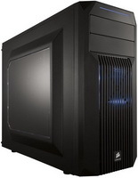 Corsair Carbide SPEC-02 Midi fekete számítógép ház, kék LED ventilátorral, táp nélkül