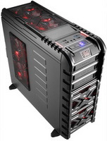 AeroCool PGS Strike-X GT fekete/piros ATX számítógép ház, táp nélkül EN56816