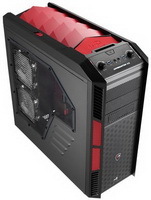 AeroCool X-Predator X3 Devil Red számítógép ház, táp nálkül