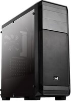 Aerocool AERO-300 FAW fekete ablakos Mid Tower számítógép ház, táp nélkül