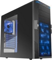 Sharkoon T9 Value fekete-kék számítógép ház