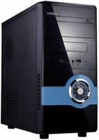 XDL Basic- X01 fekete-kék mATX számítógép ház, táp nélkül
