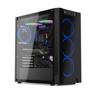 Ház Sharkoon RGB Slider Black üveg ATX 6x12cm 4044951029846