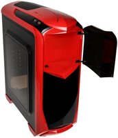 Kolink Aviator Gaming Midi fekete/piros számítógép ház, táp nélkül