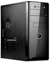 Spire 1072B fekete mATX számítógép ház, 420W táppal
