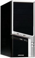 Whitenergy PC-3040 fekete-ezüst Midi számítógép ház, 400W táppal